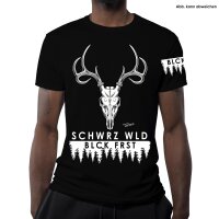 Blck Frst Schwrz Wld XL mit Ärmellogo, Shirt