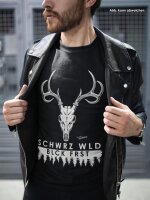 Blck Frst Schwrz Wld XL mit Ärmellogo, Shirt