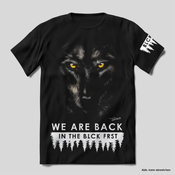 Blck Frst Wolf M mit Ärmellogo, Shirt