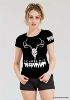 Blck Frst Schwrz Wld Girly mit Ärmellogo, Shirt