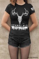 Blck Frst Schwrz Wld Girly L mit Ärmellogo, Shirt