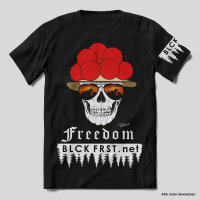 Blck Frst Freedom M mit Ärmellogo, Shirt